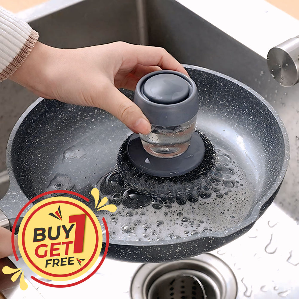 2 in 1 Liquid Soap Dispensing Cleaning Brush | 🔥BUY 1 GET 1 FREE🔥